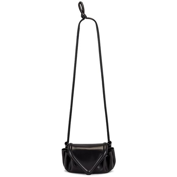 Bottega Veneta Handbags - Bottega Veneta Leather Beak Shoulder Bag